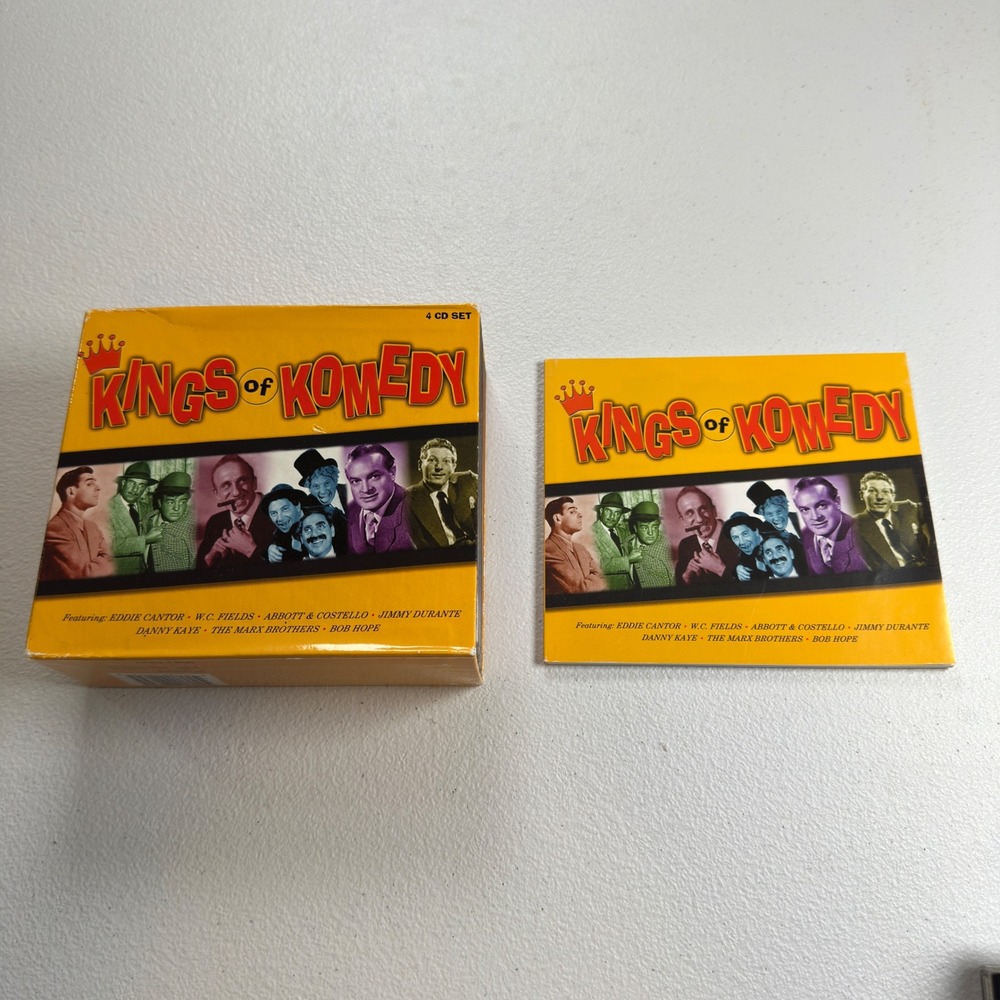 Proper Records Kings of Komedy 4 CD Box Set 2004 Yellow Compilation Booklet